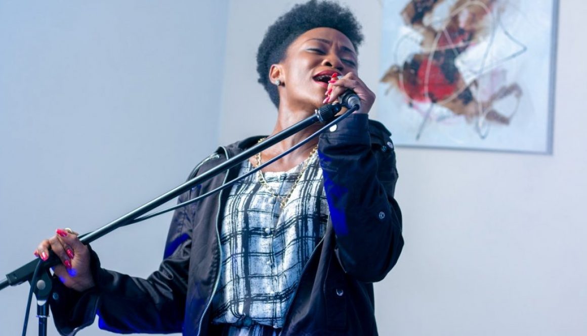 woman singing